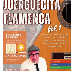 Portada Juerguecita Flamenca Vol. 1 – cancionero flamenco con 37 canciones, letra y acordes de guitarra